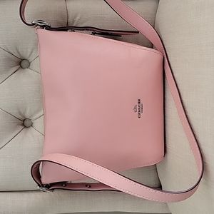 COACH Dufflette Pink Calf Leather Crossbody Bag